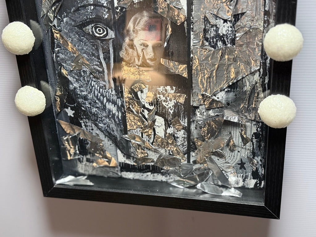 Fragmented Truth | Original Mixed Media Artwork Exploring Self-Perception