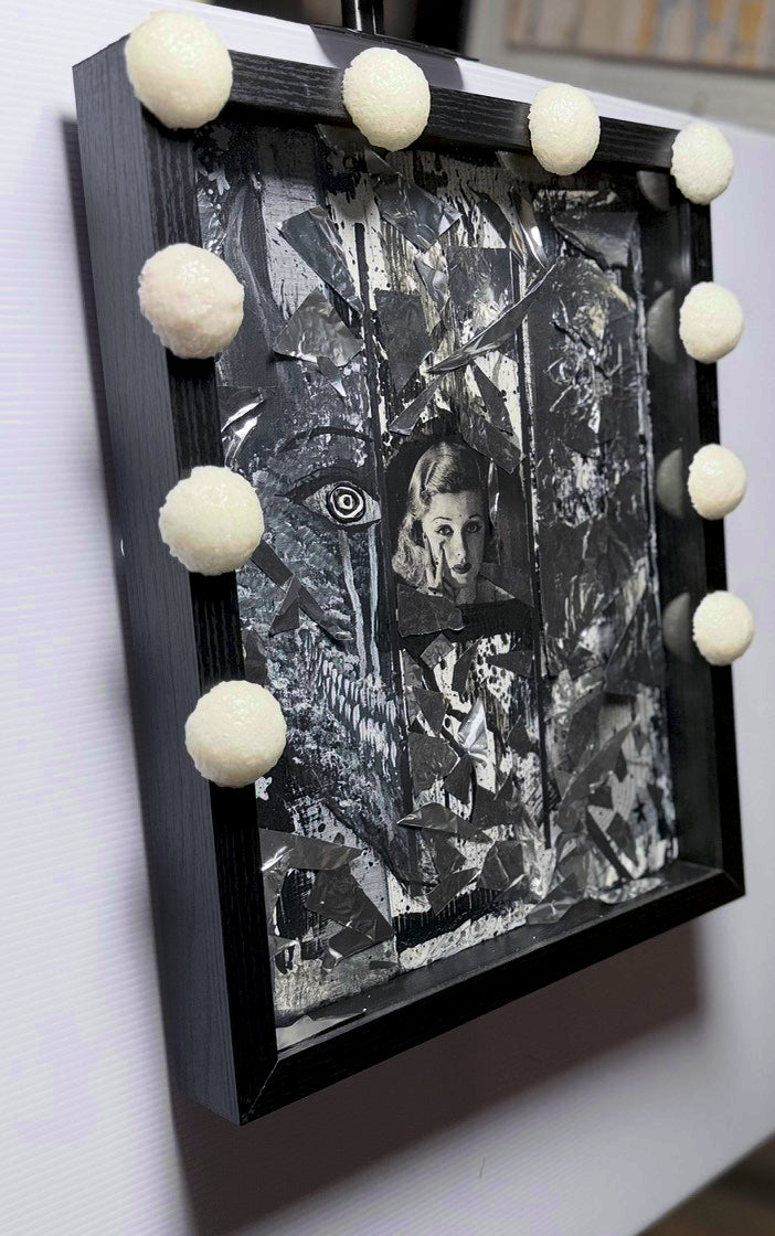 Fragmented Truth | Original Mixed Media Artwork Exploring Self-Perception