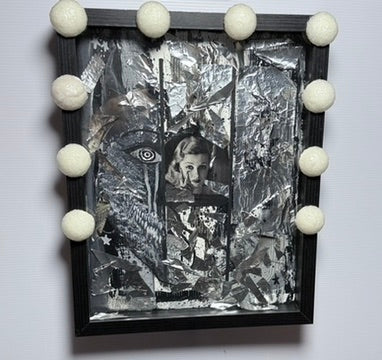 Fragmented Truth | Original Mixed Media Artwork Exploring Self-Perception