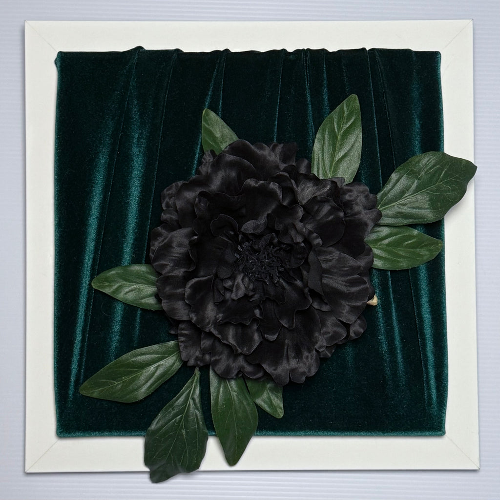 Botanical Drama Mixed Media Art