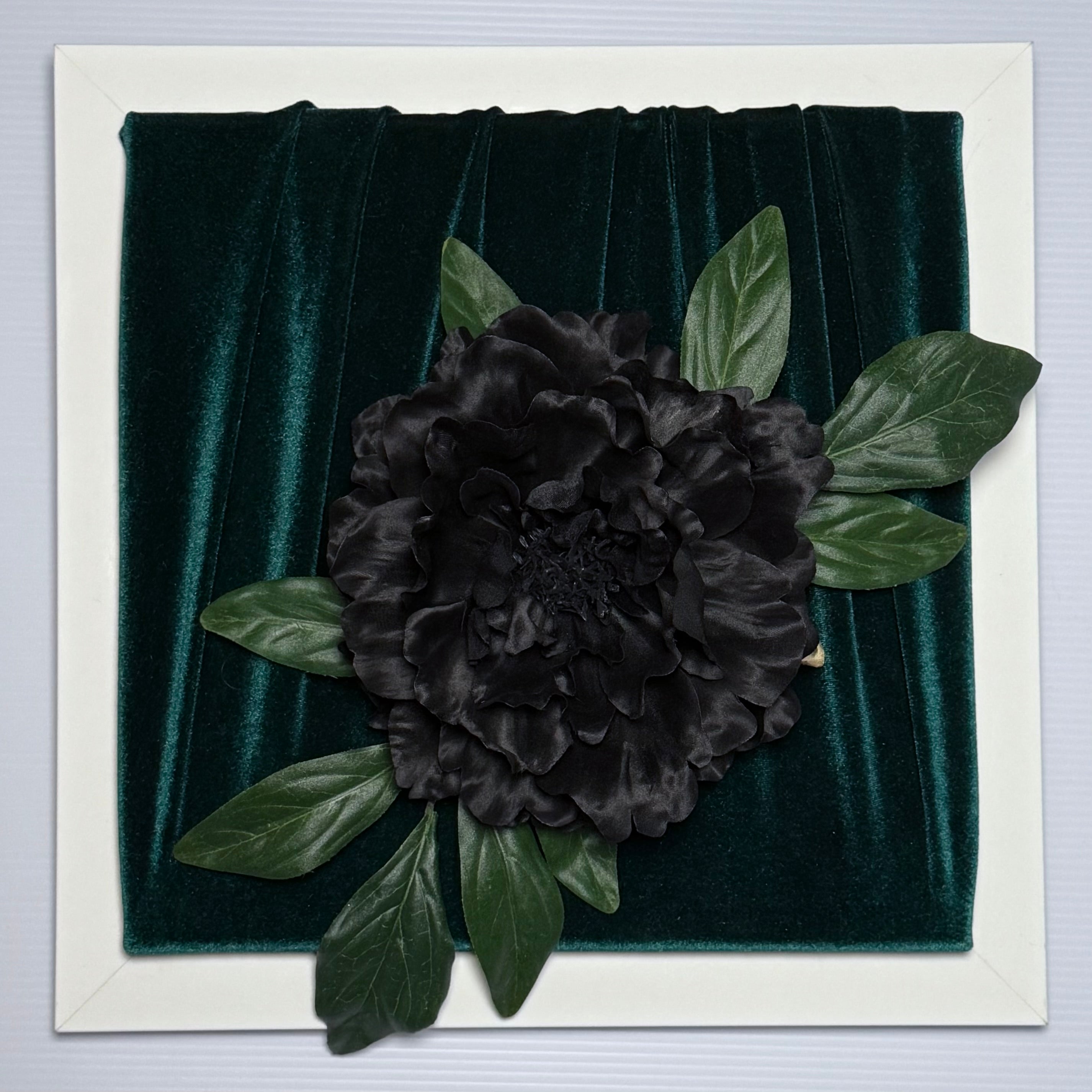 Botanical Drama Mixed Media Art