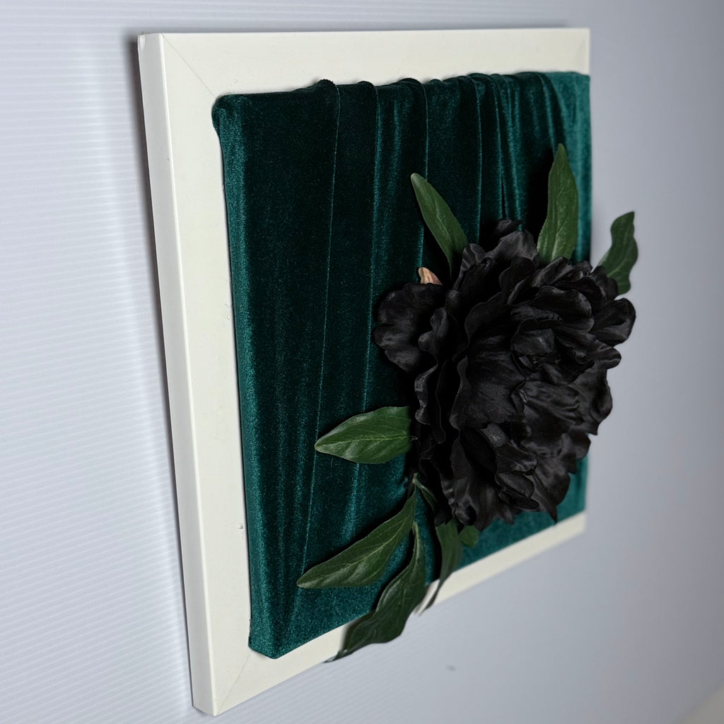 Botanical Drama Mixed Media Art