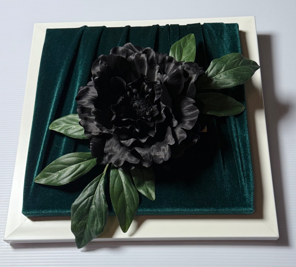 Botanical Drama Mixed Media Art